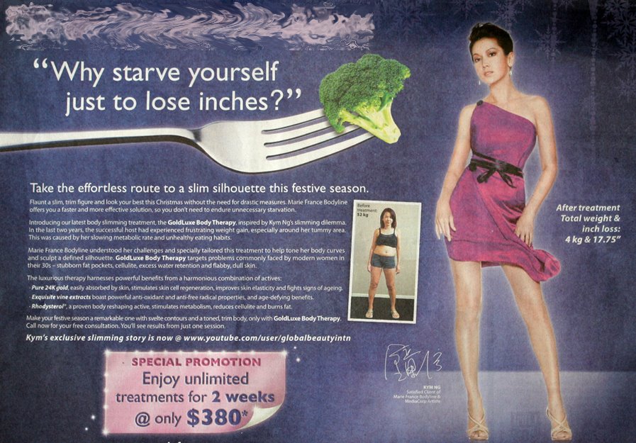 Marie-France-Advert Weight loss