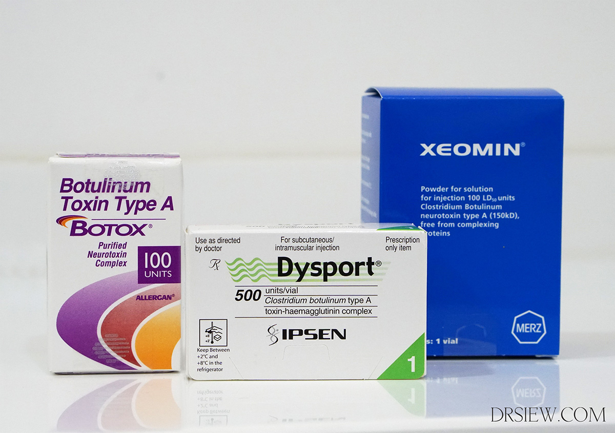 Botox Xeomin Dysport Dr Siew
