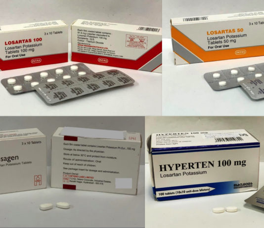 Losartan recall Singapore