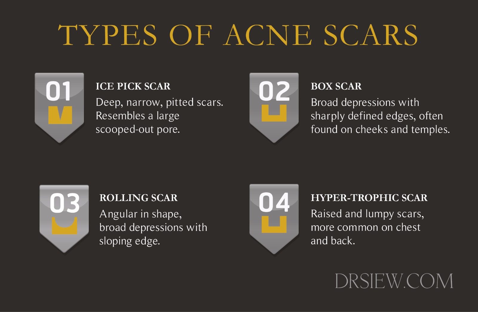 Types of Acne Scar Dr Siew